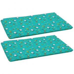 MISOKO Reusable Pee Pad M 70x80cm 2-pack, Mint, Rockets